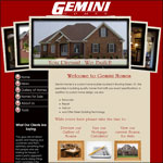 Gemini Homes Website Design